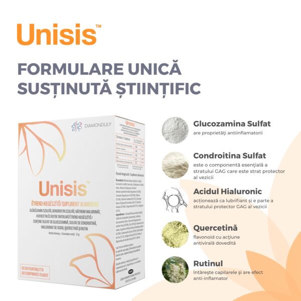 UNISIS Supliment pentru reducerea simptomelor cistitei interstițiale - imagine 3