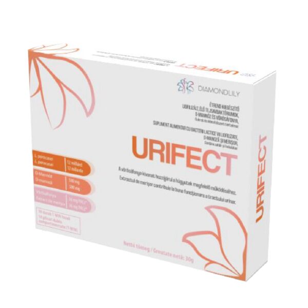 URIFECT Supliment cu probiotic pentru susținerea sănătății aparatului urinar